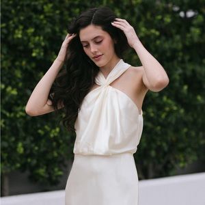 Morning Lavender Lana Halter Dress